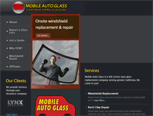Tablet Screenshot of mobileautoglassnow.com
